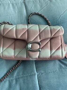 Tabby Shoulder Bag 20 With Quilting And Tie Dye